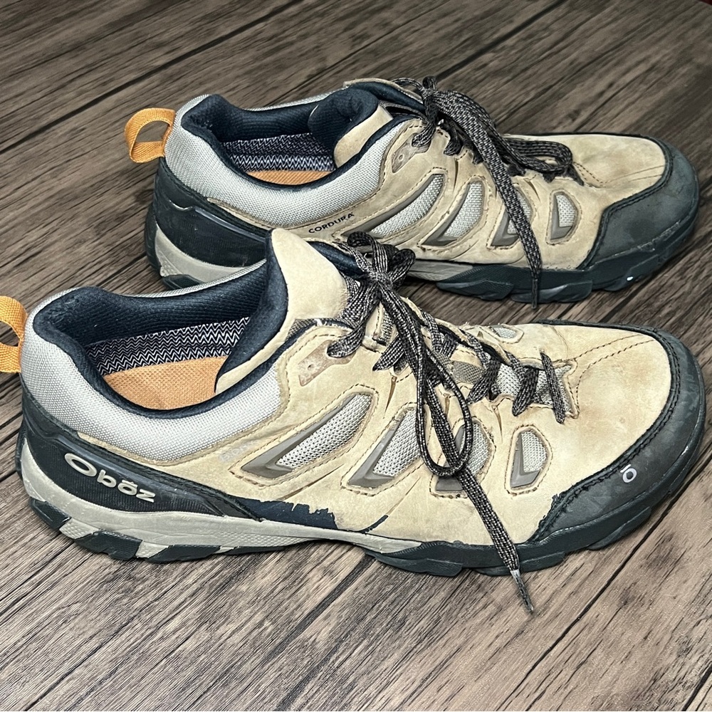 OBOZ Sawtooth X Low B-DRY Men's Hiking Shoes, Canteen, Men’s 12